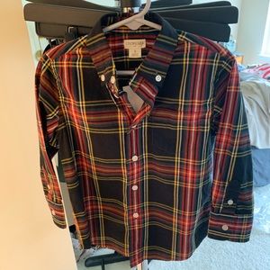 J. Crew Cuts Plaid Shirt Kids Boys